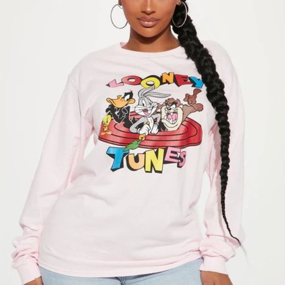 The Looney Tunes Long Sleeve T-Shirt - Pink - Picture 1 of 2